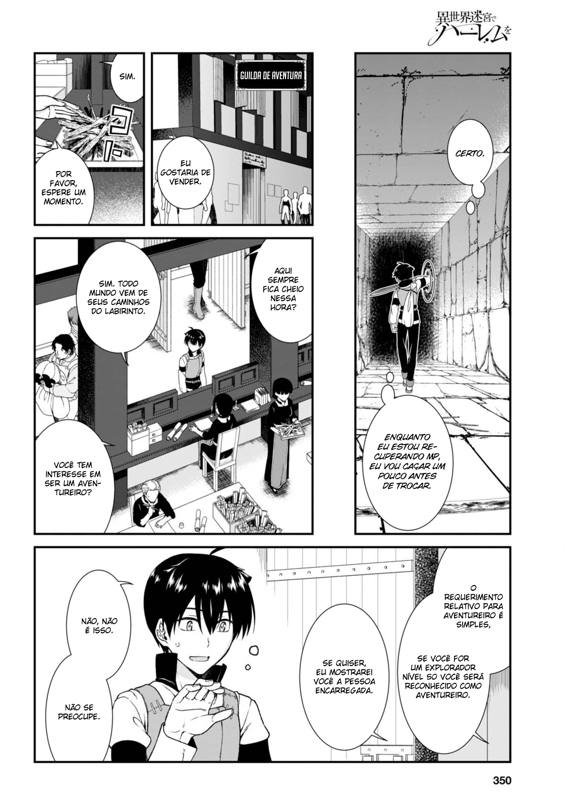 Isekai Meikyuu de Harem Wo Capítulo 1