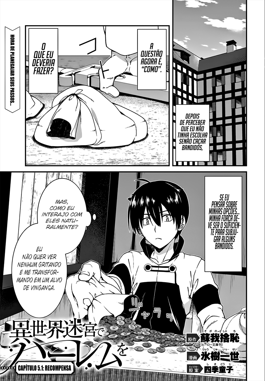 Isekai Meikyuu de Harem Wo Capítulo 1