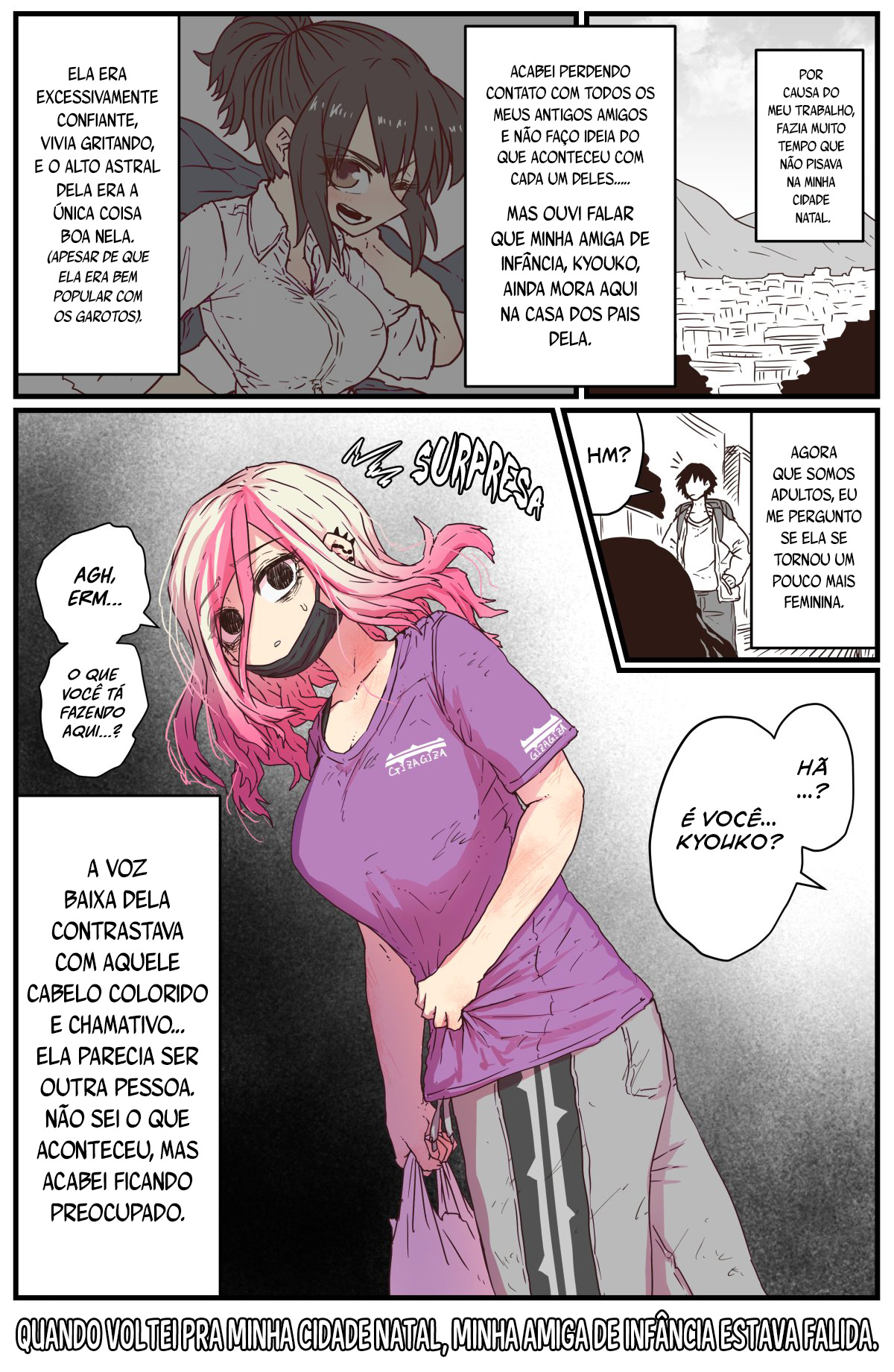 Jimoto ni Kaettekitara Osananajimi ga Kowareteta Capítulo 1