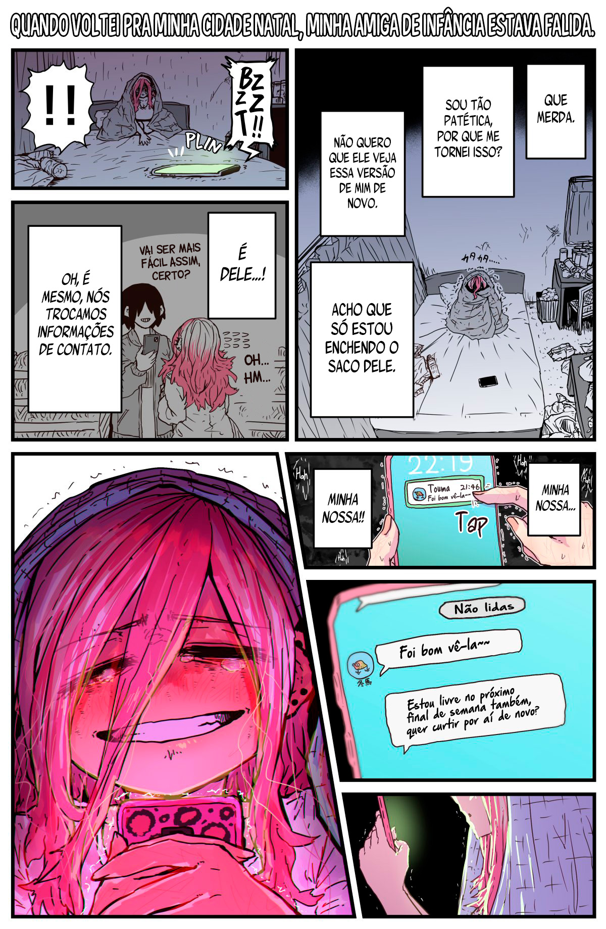 Jimoto ni Kaettekitara Osananajimi ga Kowareteta Capítulo 1