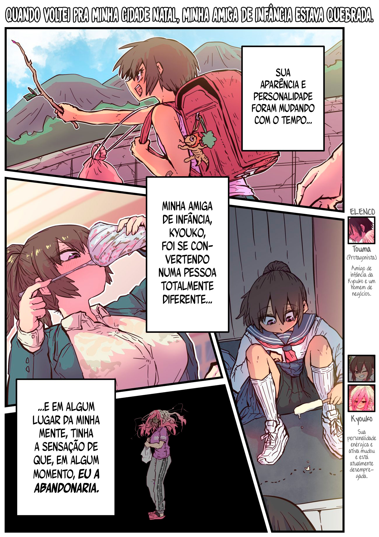 Jimoto ni Kaettekitara Osananajimi ga Kowareteta Capítulo 1