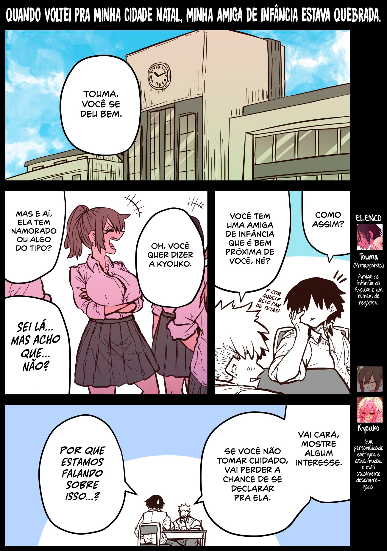 Jimoto ni Kaettekitara Osananajimi ga Kowareteta Capítulo 1
