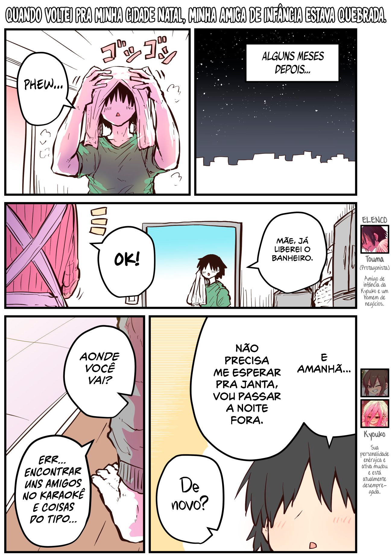 Jimoto ni Kaettekitara Osananajimi ga Kowareteta Capítulo 1