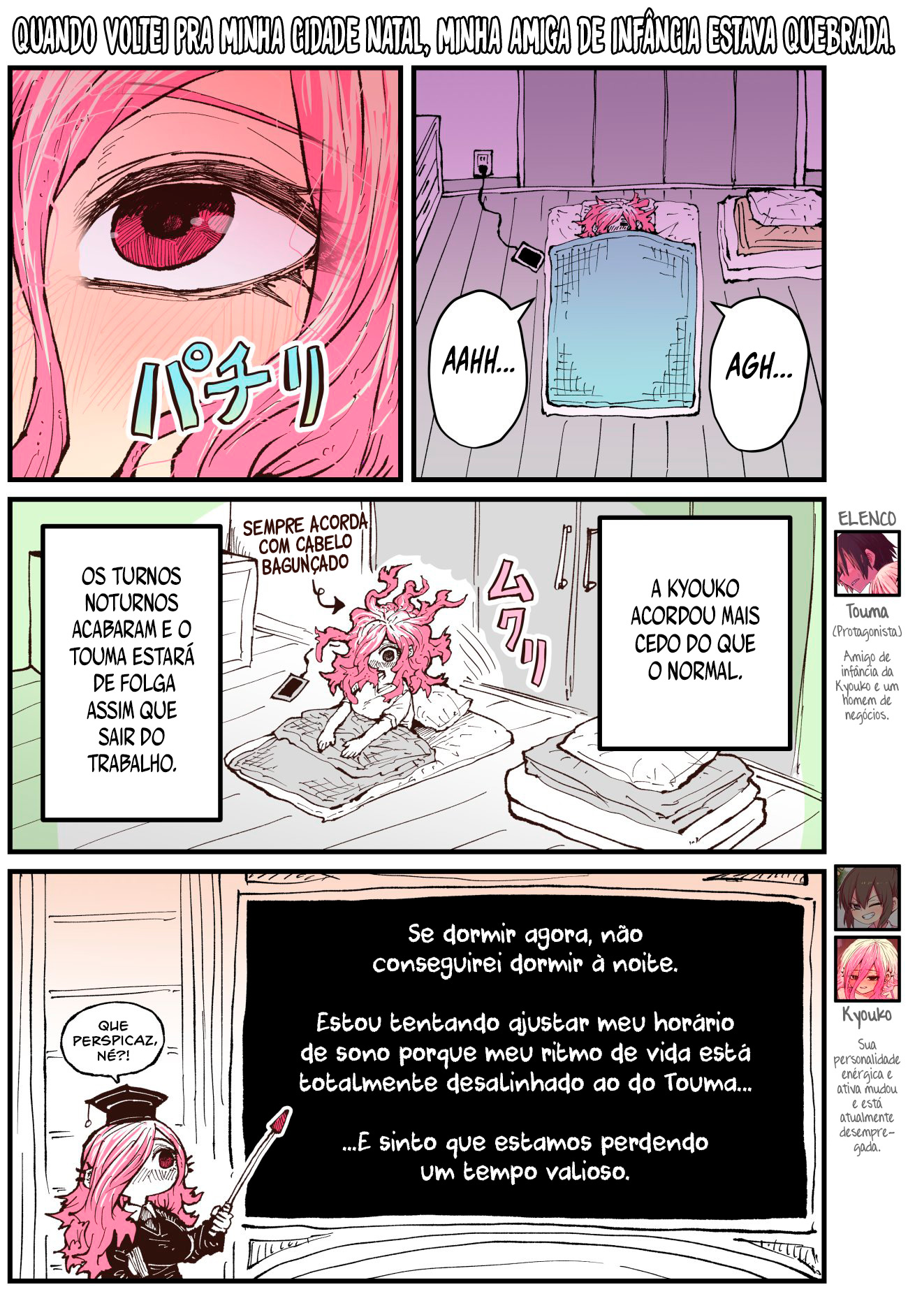 Jimoto ni Kaettekitara Osananajimi ga Kowareteta Capítulo 1