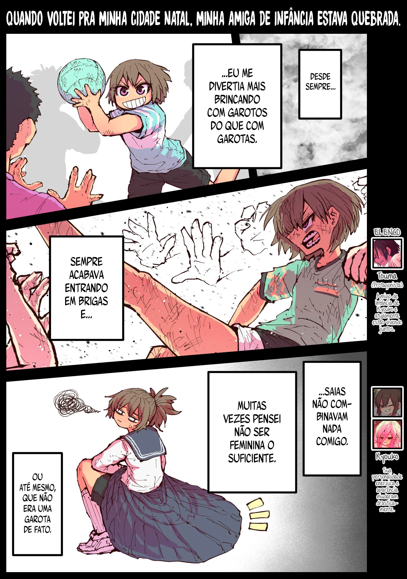 Jimoto ni Kaettekitara Osananajimi ga Kowareteta Capítulo 1