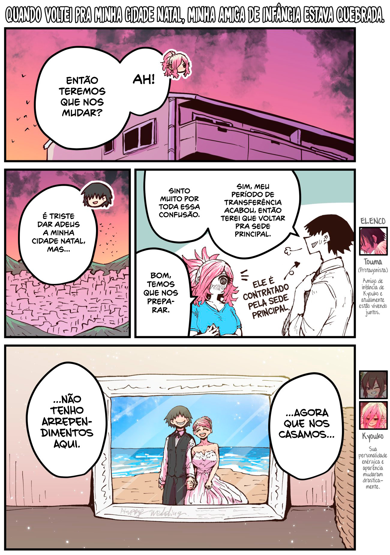 Jimoto ni Kaettekitara Osananajimi ga Kowareteta Capítulo 1