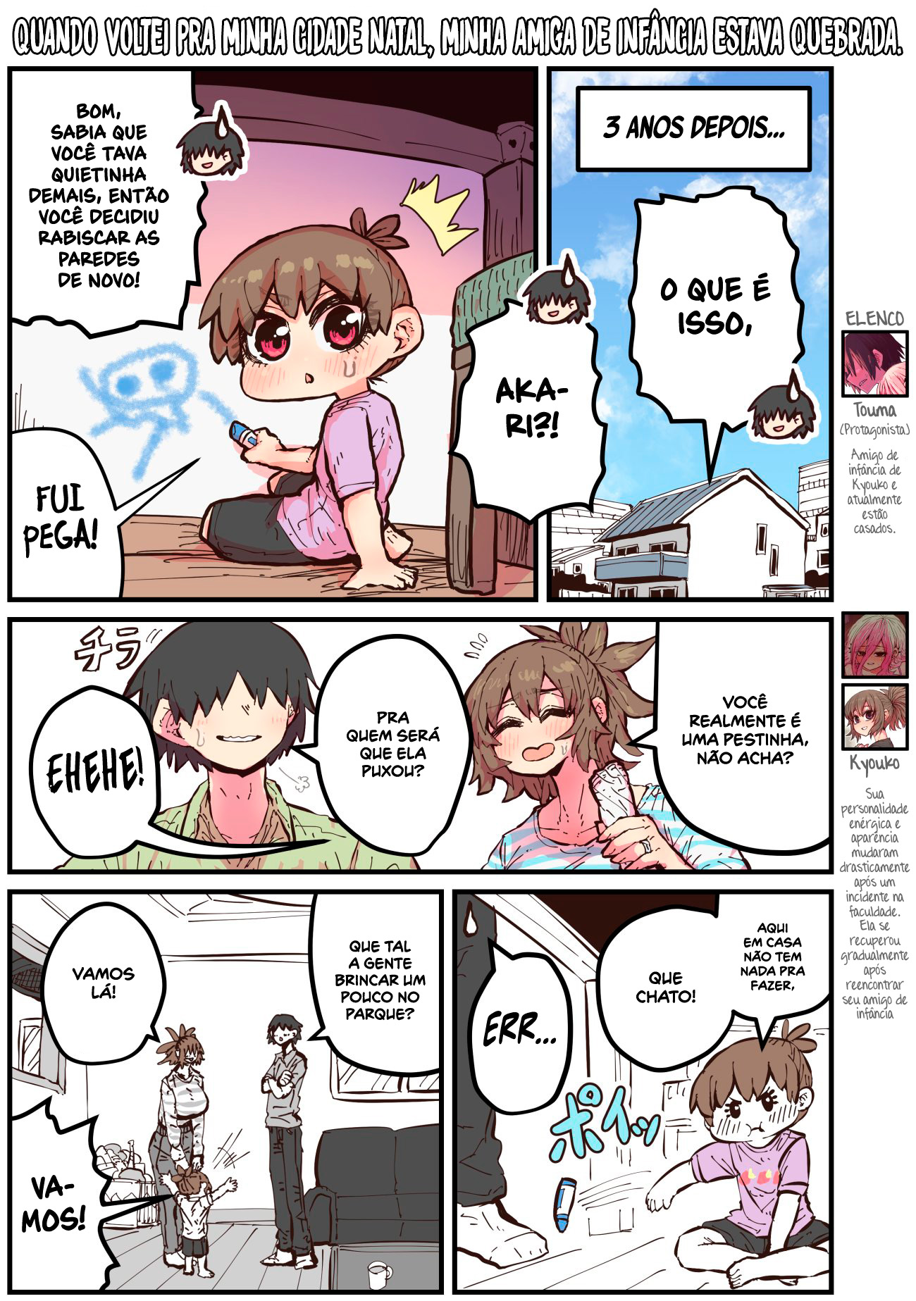 Jimoto ni Kaettekitara Osananajimi ga Kowareteta Capítulo 1