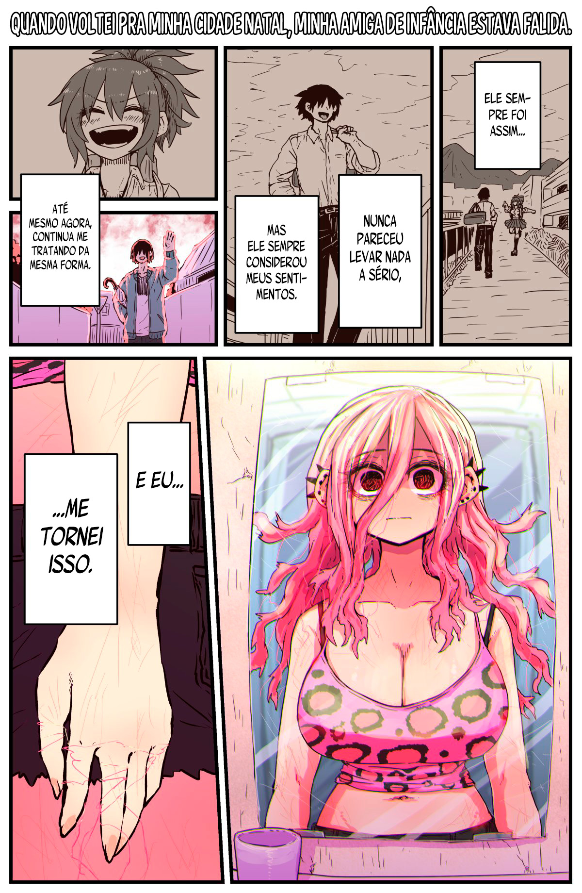 Jimoto ni Kaettekitara Osananajimi ga Kowareteta Capítulo 1