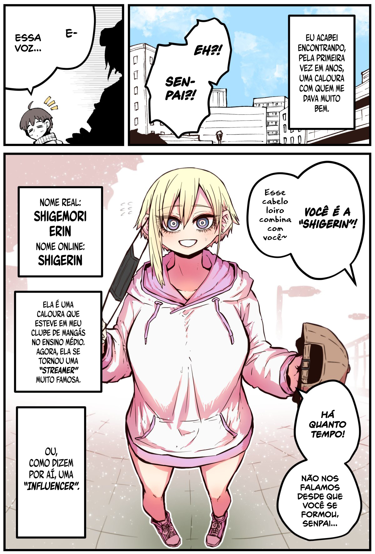 Kouhai wa Inkya Agari no Infuruensaa Capítulo 1