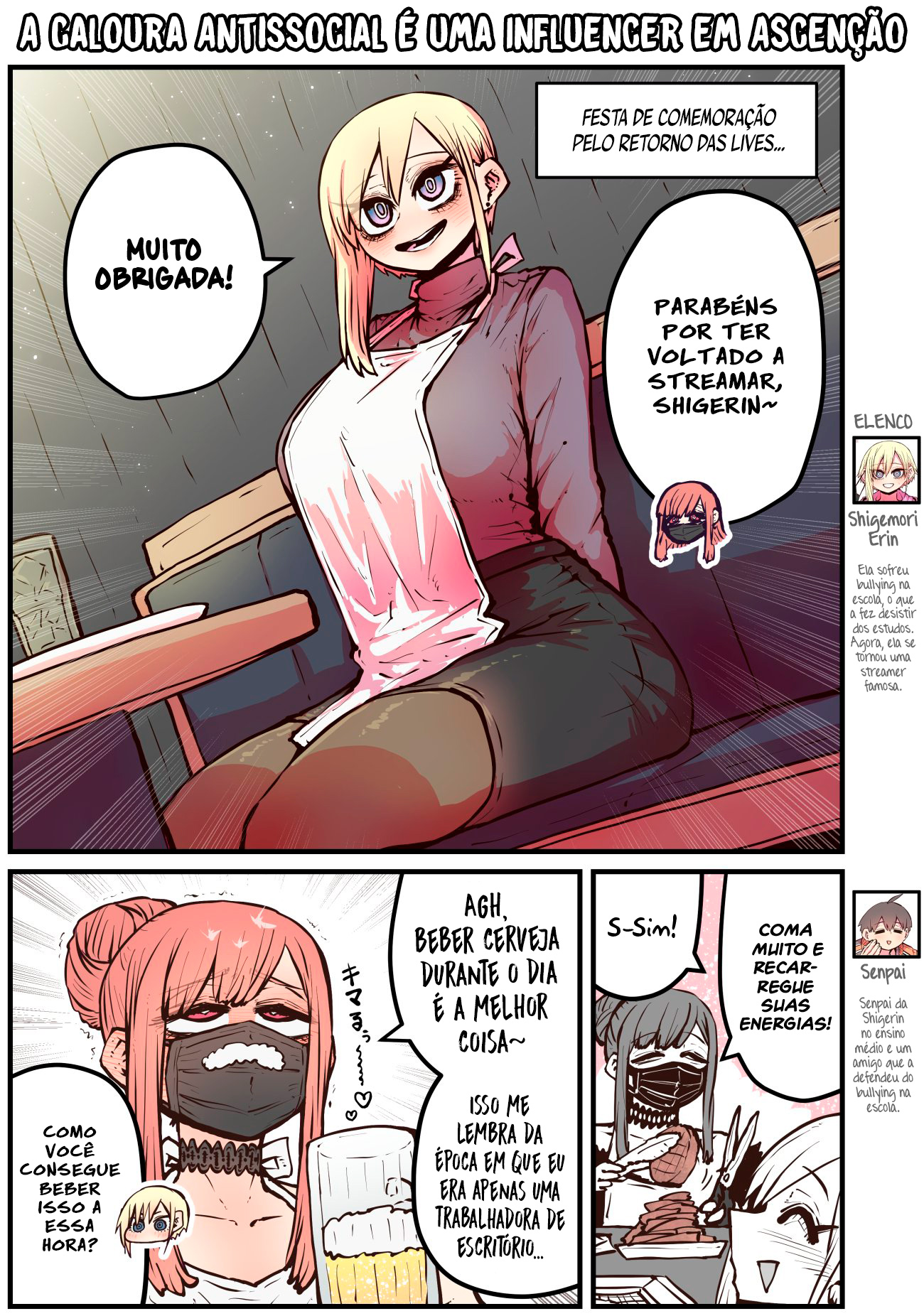 Kouhai wa Inkya Agari no Infuruensaa Capítulo 1