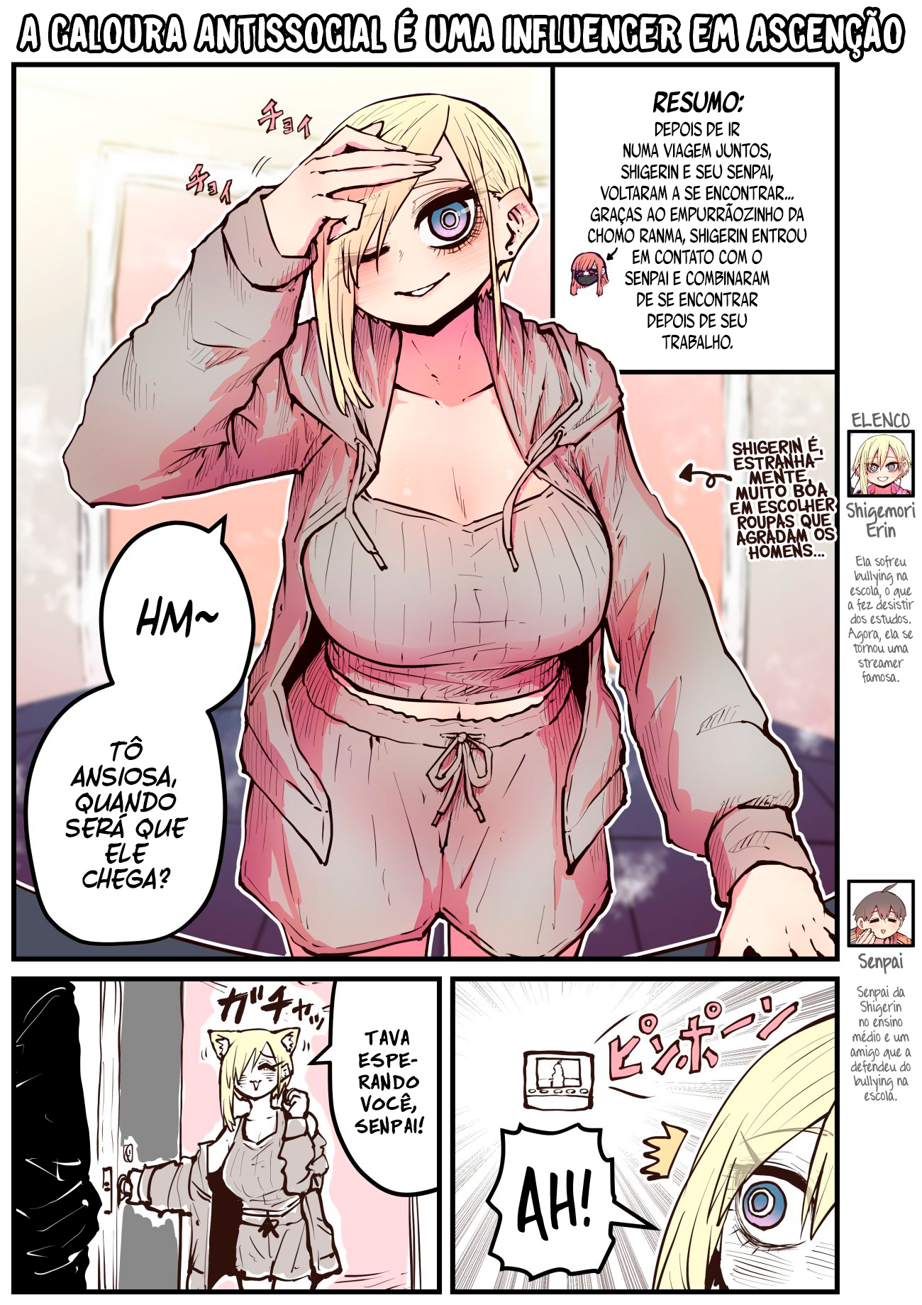 Kouhai wa Inkya Agari no Infuruensaa Capítulo 1
