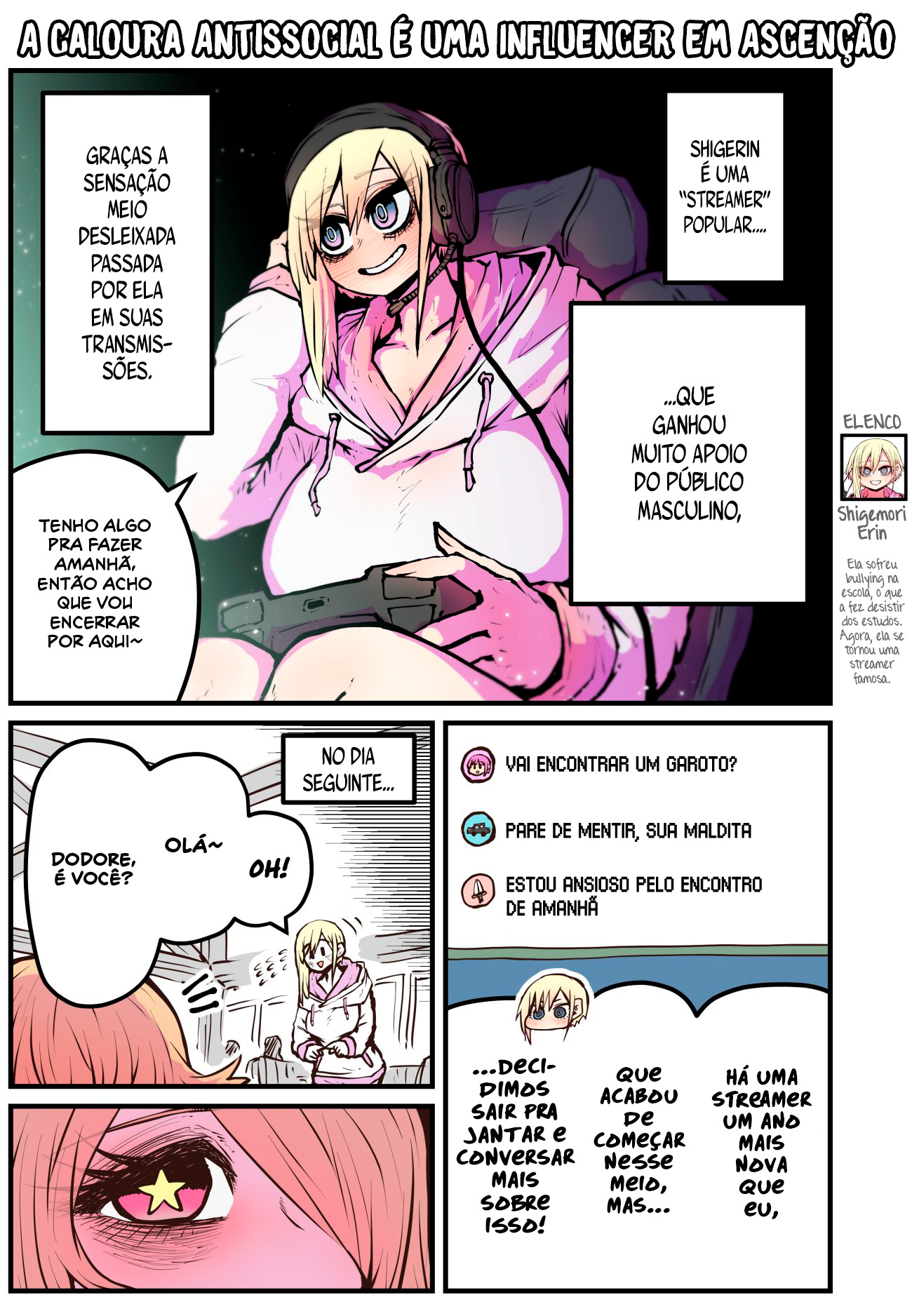 Kouhai wa Inkya Agari no Infuruensaa Capítulo 1