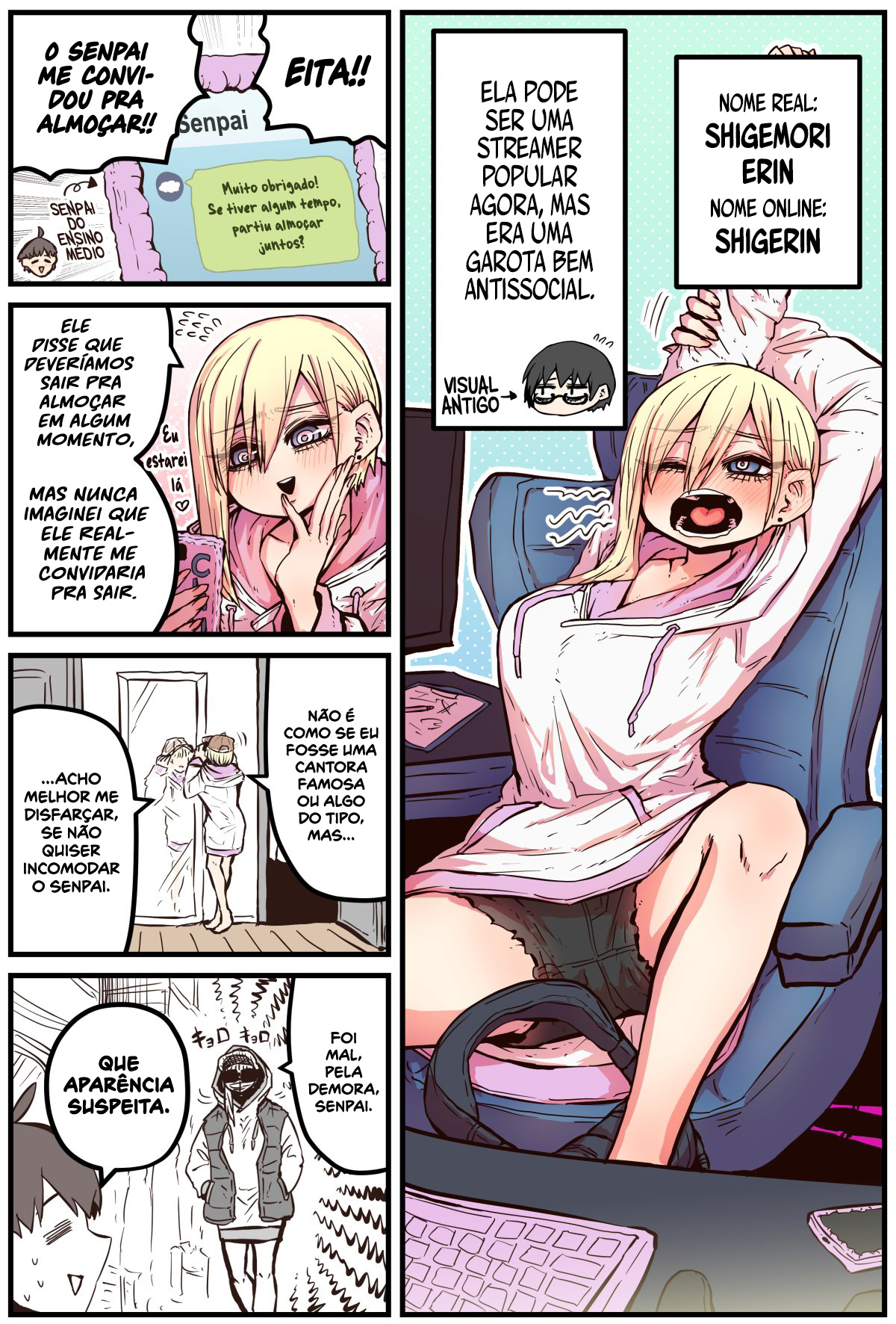 Kouhai wa Inkya Agari no Infuruensaa Capítulo 1