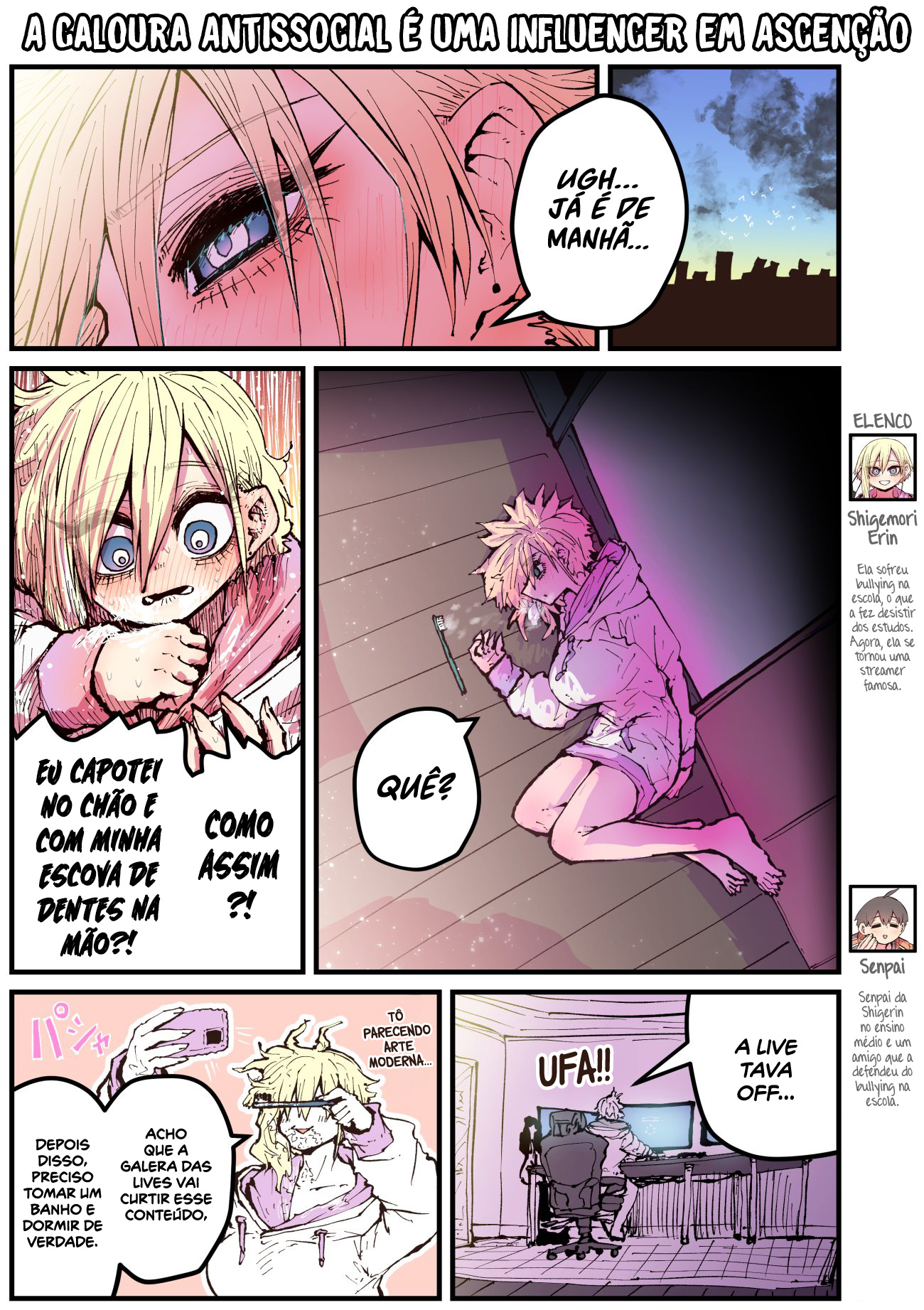 Kouhai wa Inkya Agari no Infuruensaa Capítulo 1