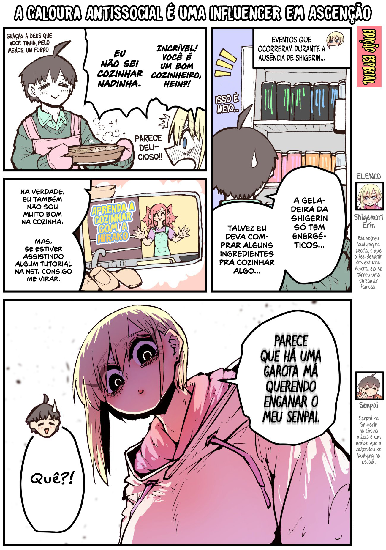 Kouhai wa Inkya Agari no Infuruensaa Capítulo 1