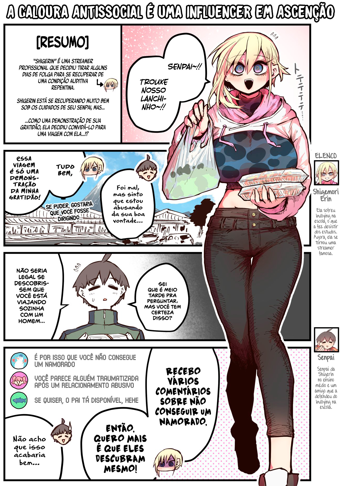 Kouhai wa Inkya Agari no Infuruensaa Capítulo 1