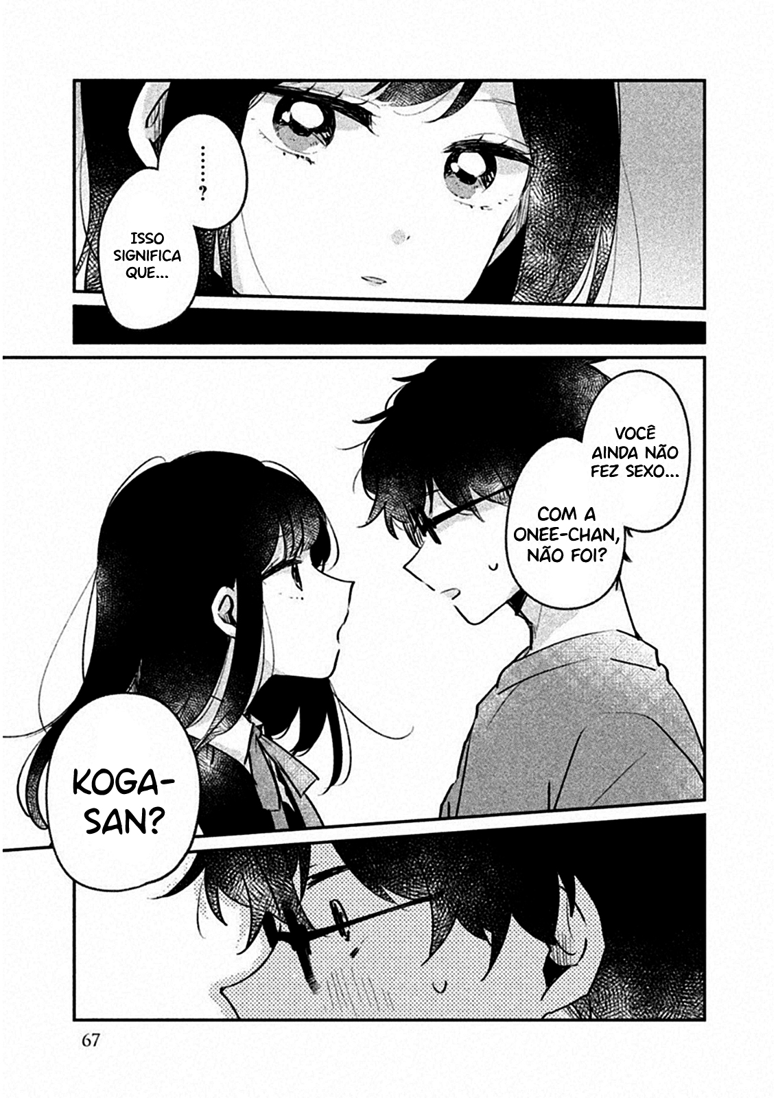 Meguro-san wa Hajimete Janai Capítulo 1