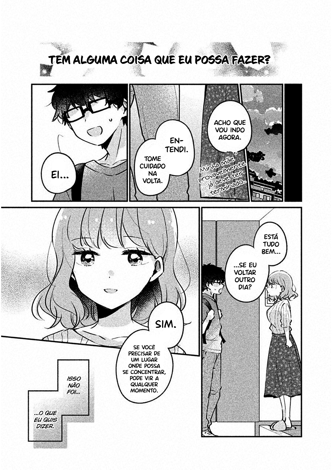 Meguro-san wa Hajimete Janai Capítulo 1