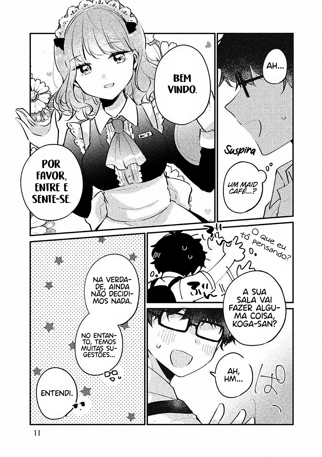 Meguro-san wa Hajimete Janai Capítulo 1
