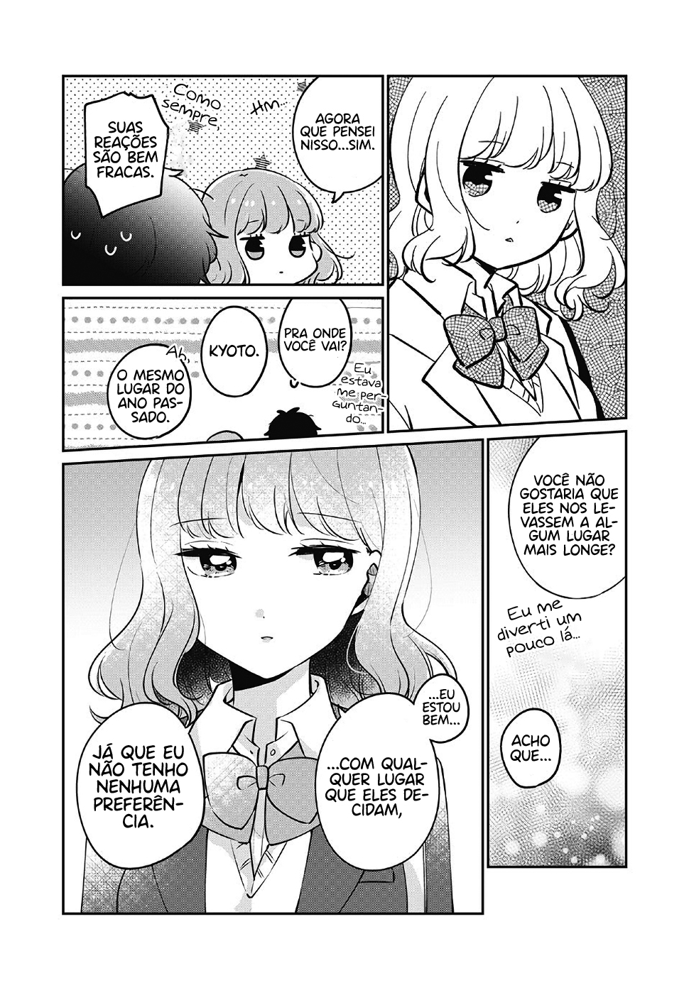 Meguro-san wa Hajimete Janai Capítulo 1