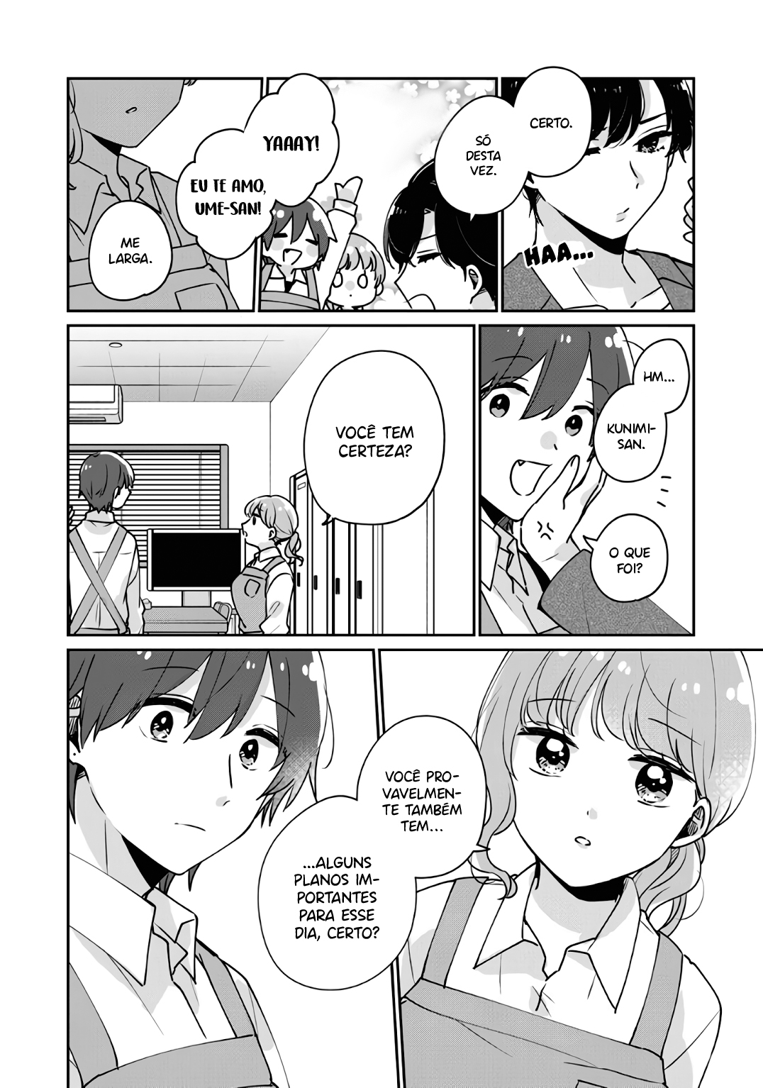 Meguro-san wa Hajimete Janai Capítulo 1