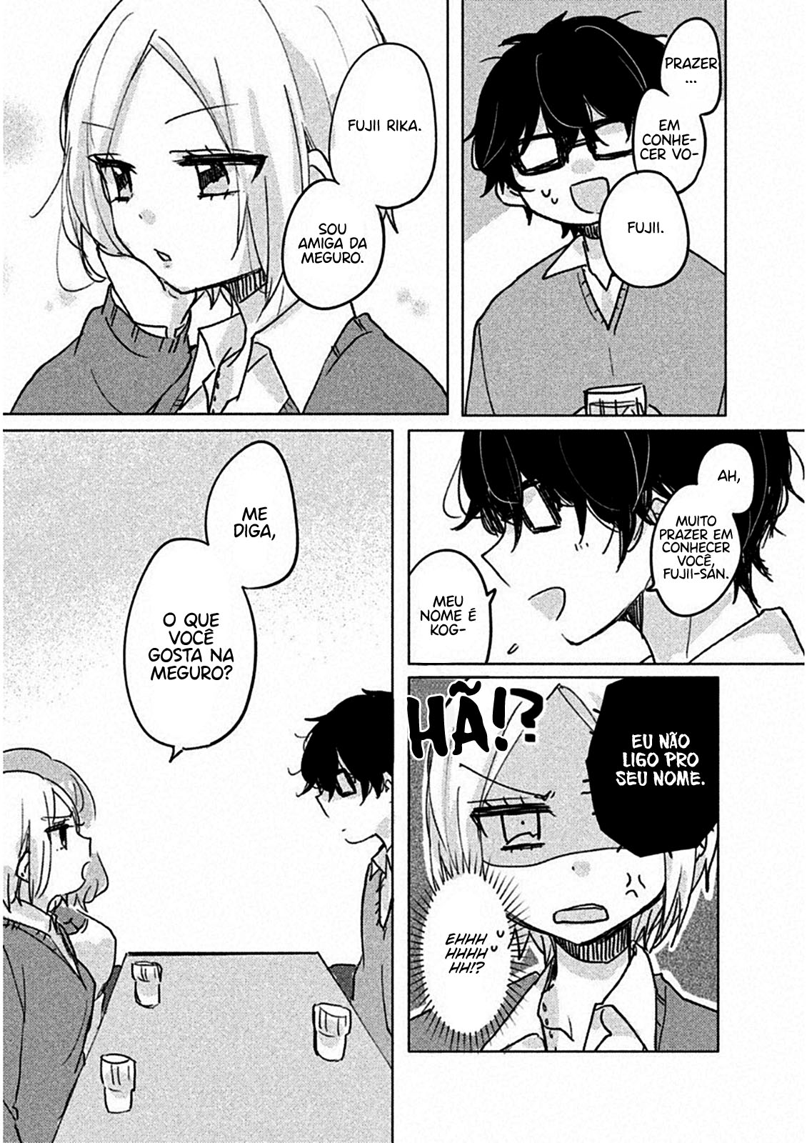 Meguro-san wa Hajimete Janai Capítulo 1