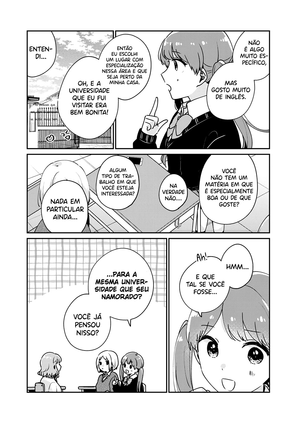 Meguro-san wa Hajimete Janai Capítulo 1
