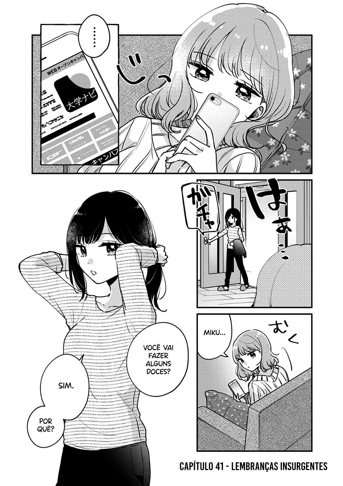 Meguro-san wa Hajimete Janai Capítulo 1