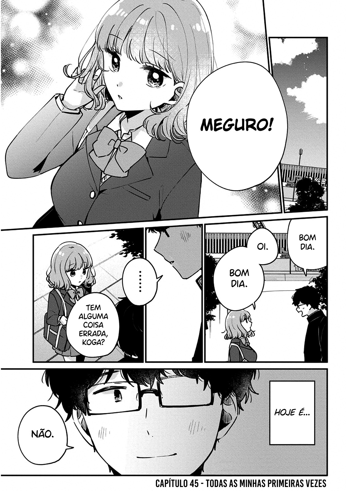 Meguro-san wa Hajimete Janai Capítulo 1