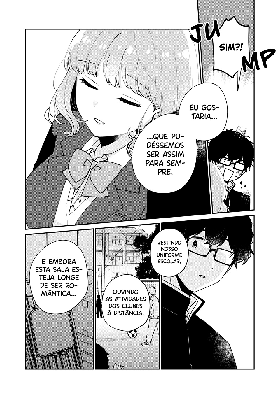 Meguro-san wa Hajimete Janai Capítulo 1