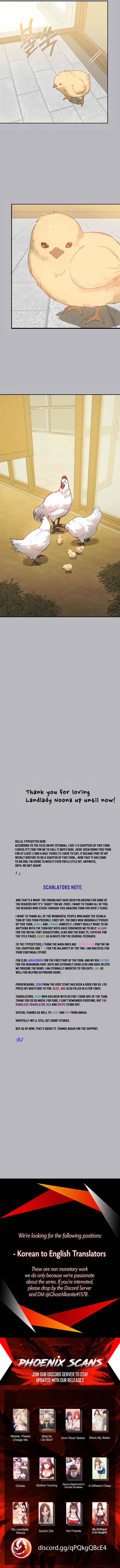 My Landlady Noona Chapter 156.5