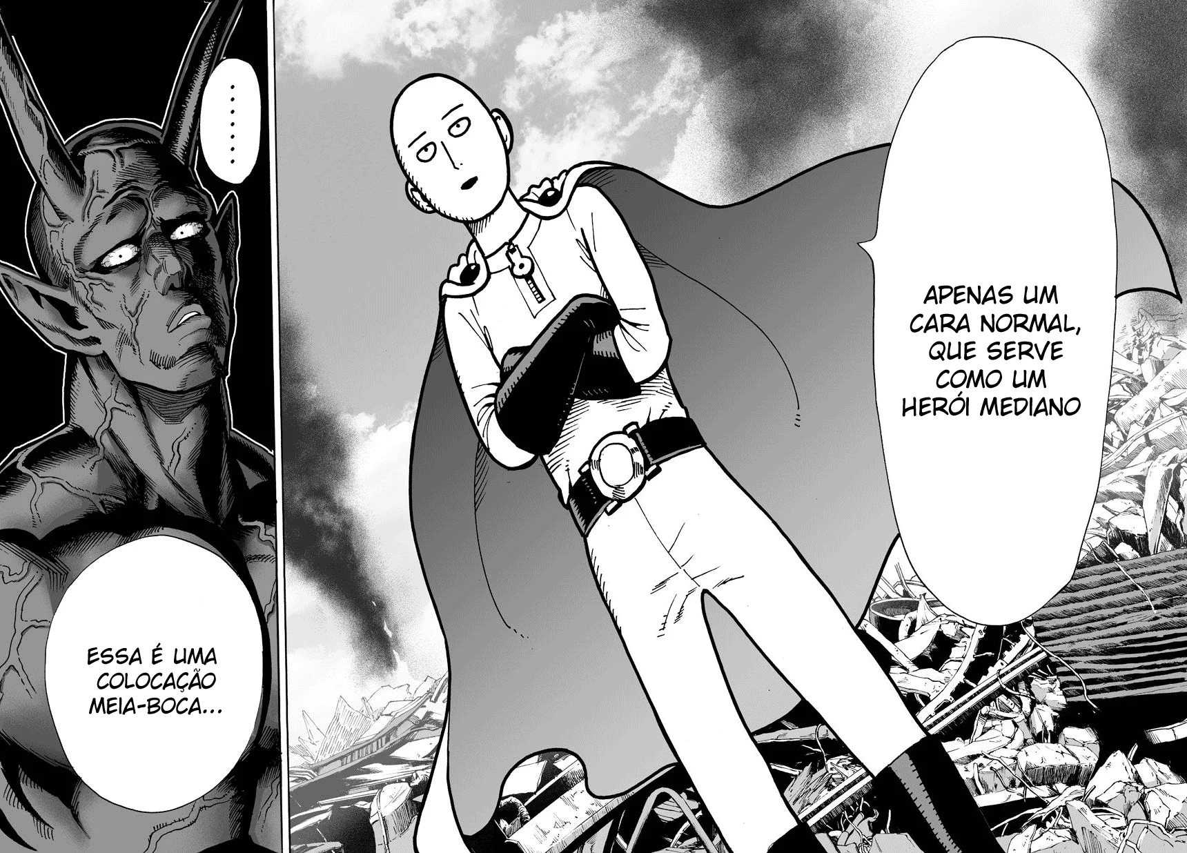 One Punch-Man Capítulo 1 – Um Soco