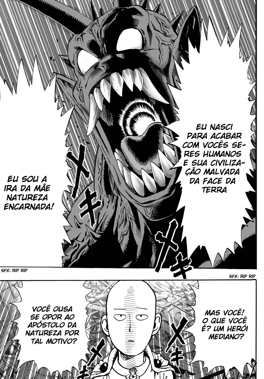 One Punch-Man Capítulo 1 – Um Soco