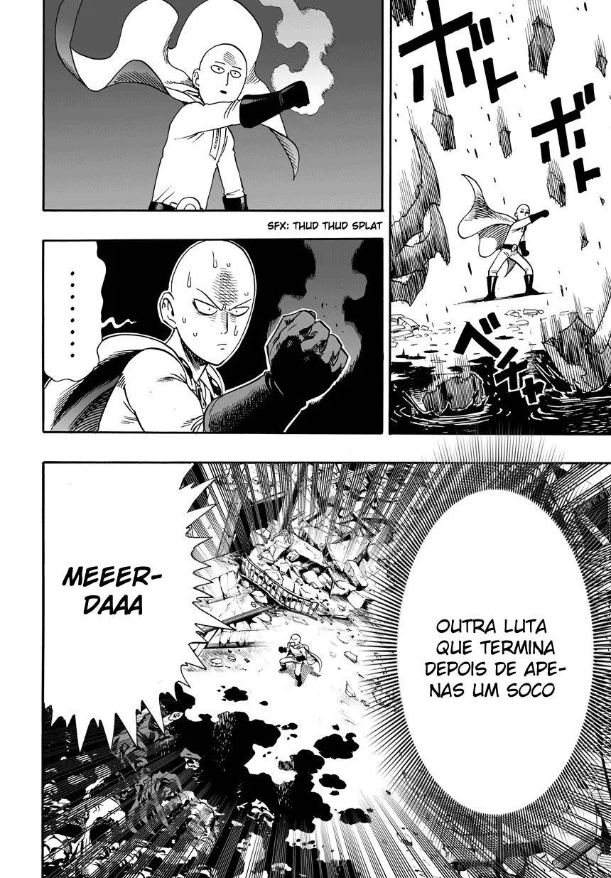 One Punch-Man Capítulo 1 – Um Soco