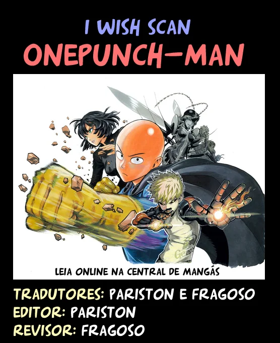 One Punch-Man Capítulo 1 – Um Soco