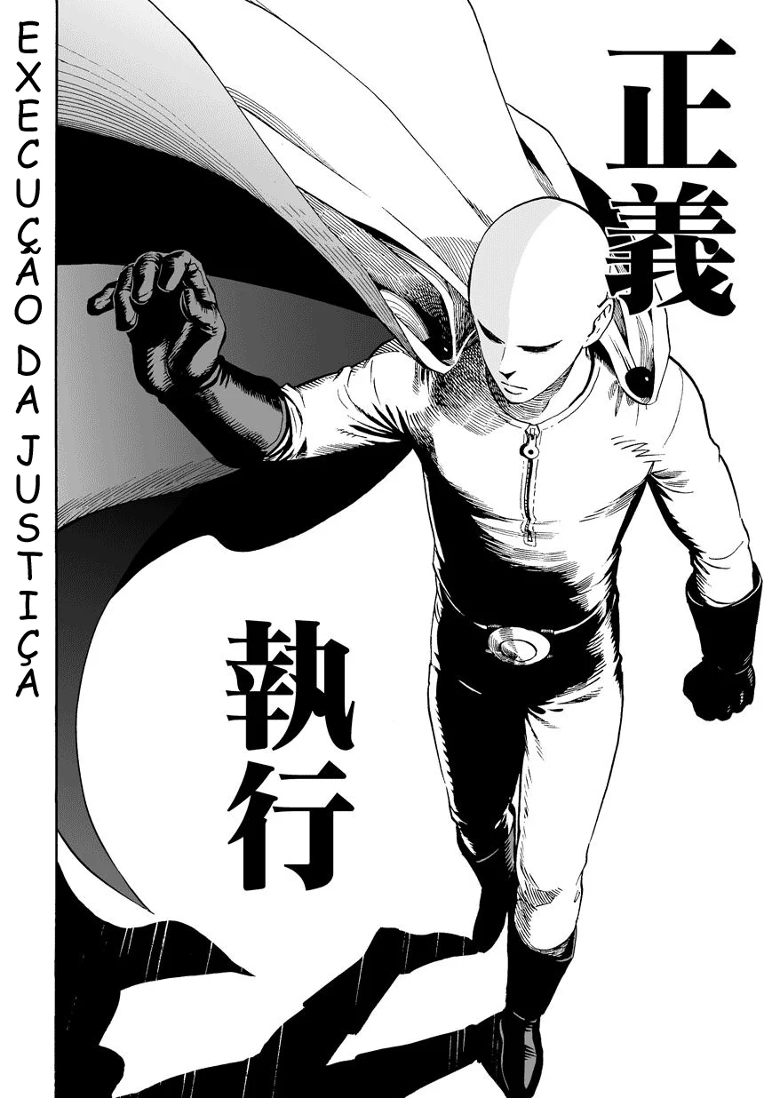 One Punch-Man Capítulo 1 – Um Soco