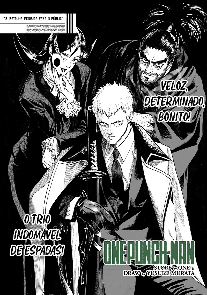 One Punch-Man Capítulo 1 – Um Soco