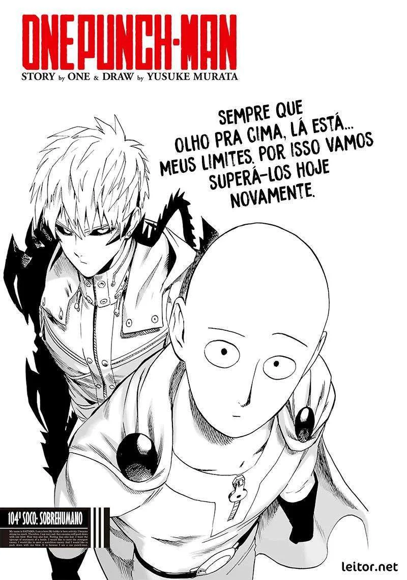 One Punch-Man Capítulo 1 – Um Soco