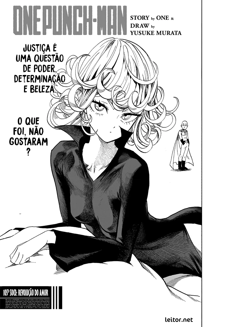 One Punch-Man Capítulo 1 – Um Soco