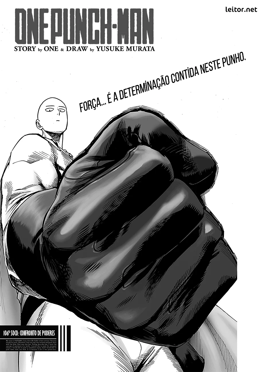 One Punch-Man Capítulo 1 – Um Soco