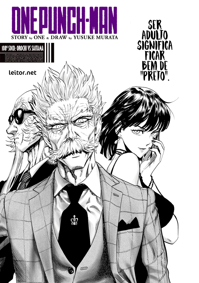 One Punch-Man Capítulo 1 – Um Soco
