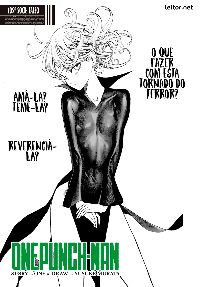 One Punch-Man Capítulo 1 – Um Soco