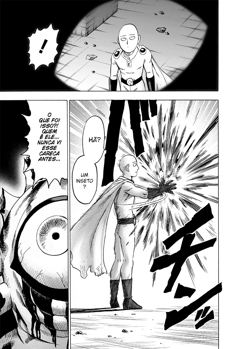 One Punch-Man Capítulo 1 – Um Soco