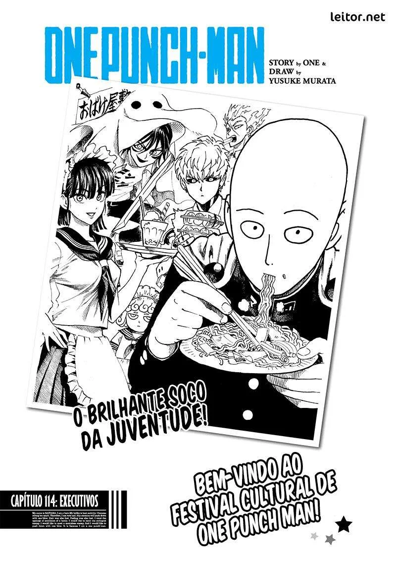 One Punch-Man Capítulo 1 – Um Soco