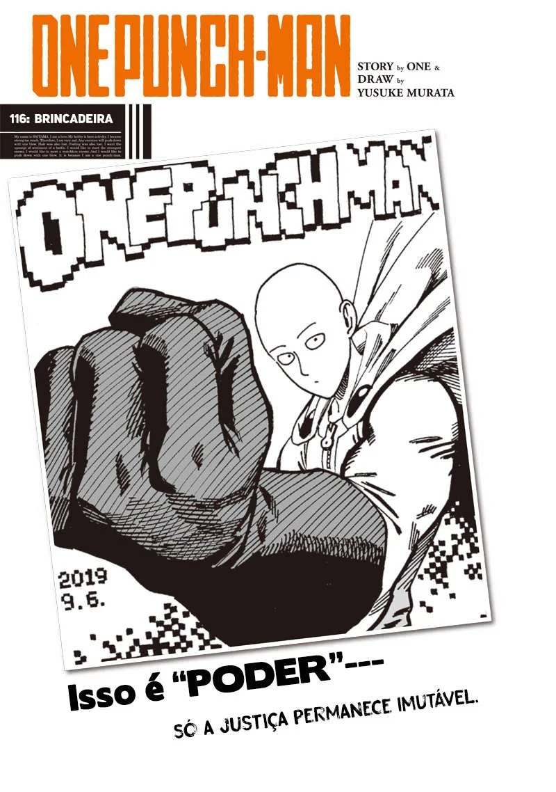 One Punch-Man Capítulo 1 – Um Soco