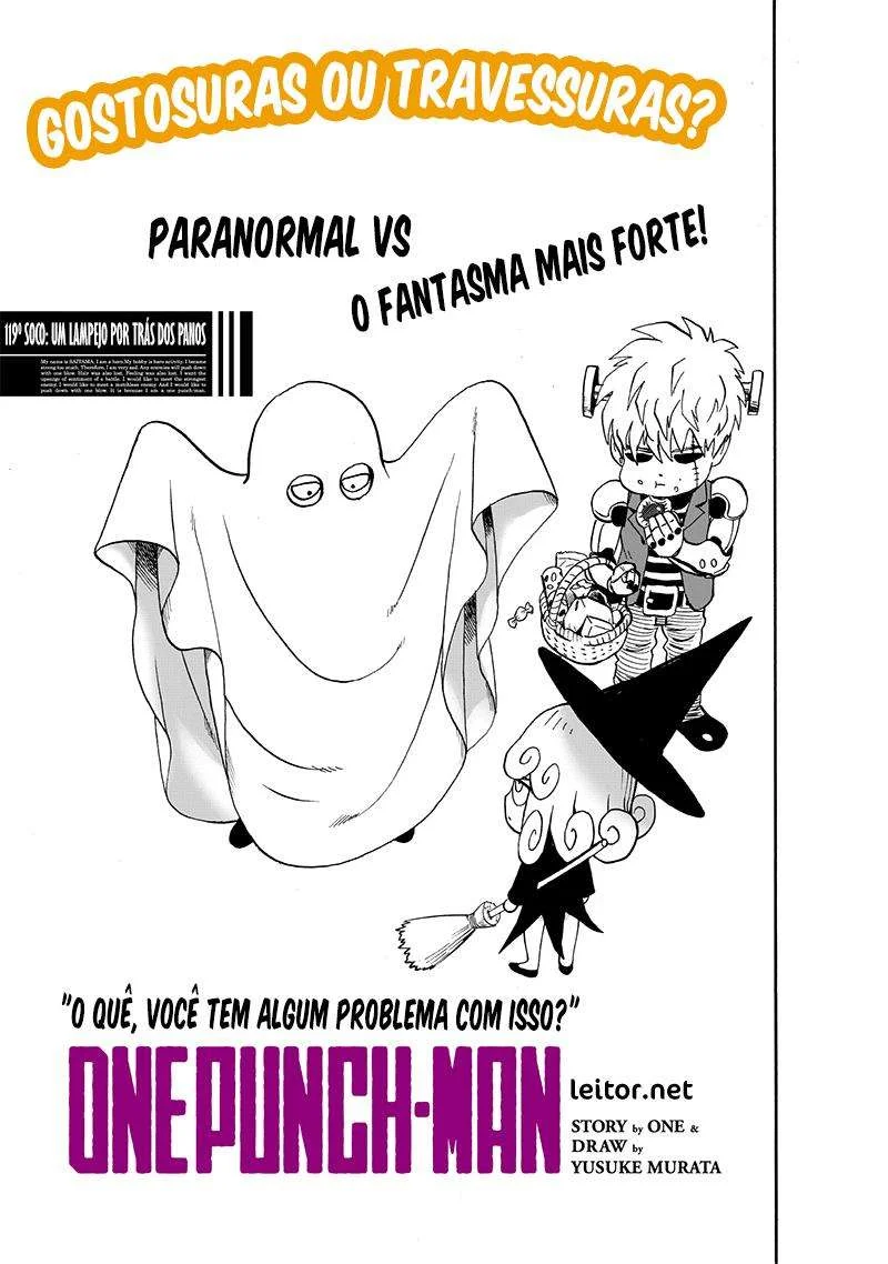 One Punch-Man Capítulo 1 – Um Soco