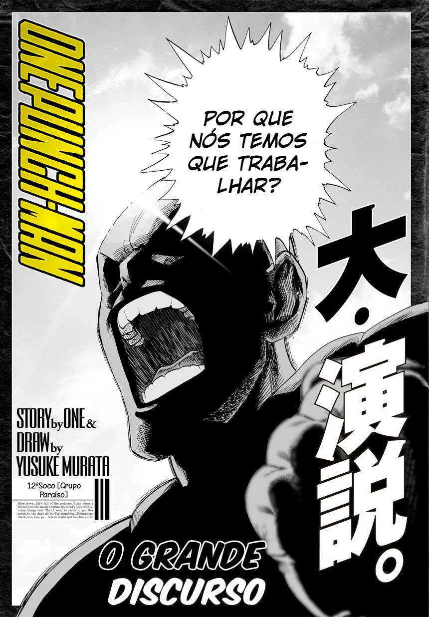 One Punch-Man Capítulo 1 – Um Soco