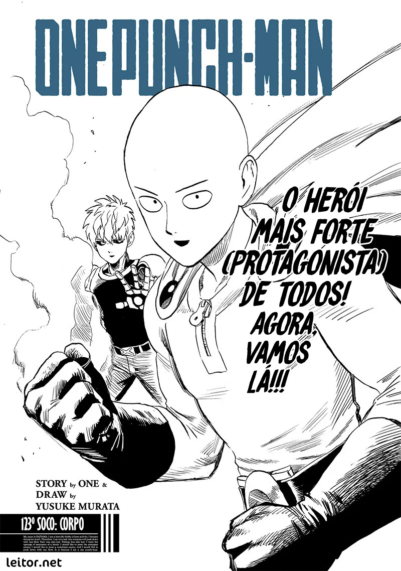 One Punch-Man Capítulo 1 – Um Soco