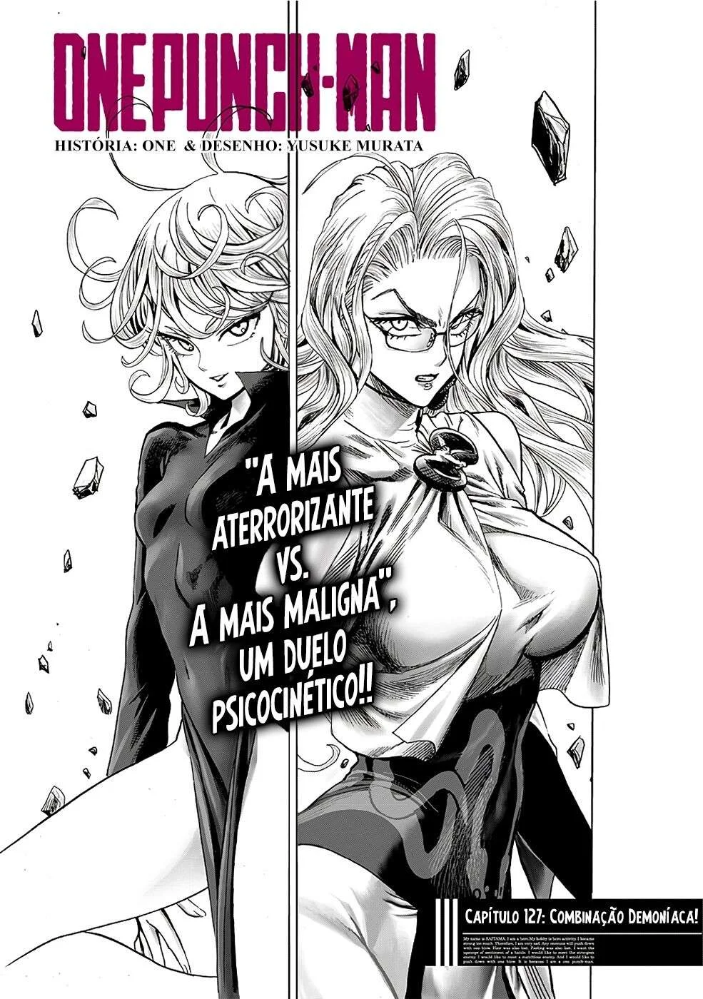 One Punch-Man Capítulo 1 – Um Soco