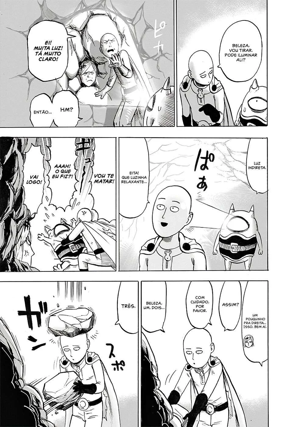 One Punch-Man Capítulo 1 – Um Soco